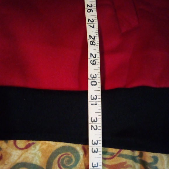 Tank Jeans Full Zip Graphic Fleece Track Jacket Coat Men's 4XL Red NWT - Picture 13 of 13